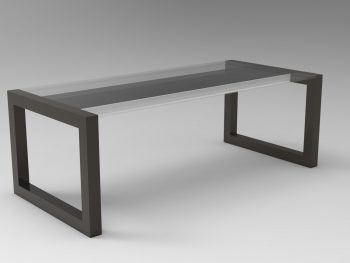 Table industrielle acier