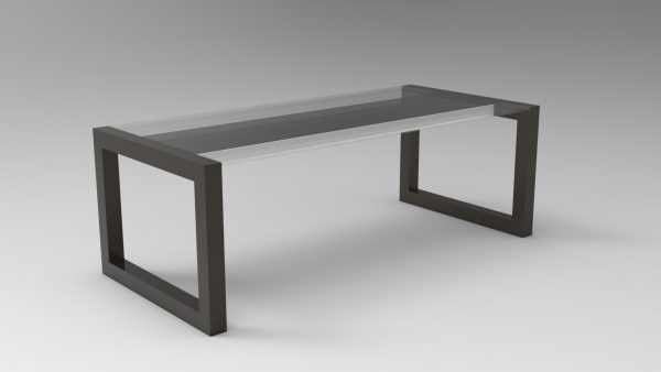 Table industrielle acier
