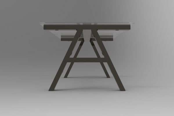table industrielle treteaux