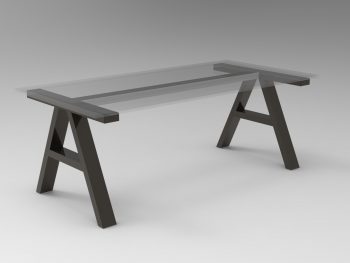 table basse industrielle originale